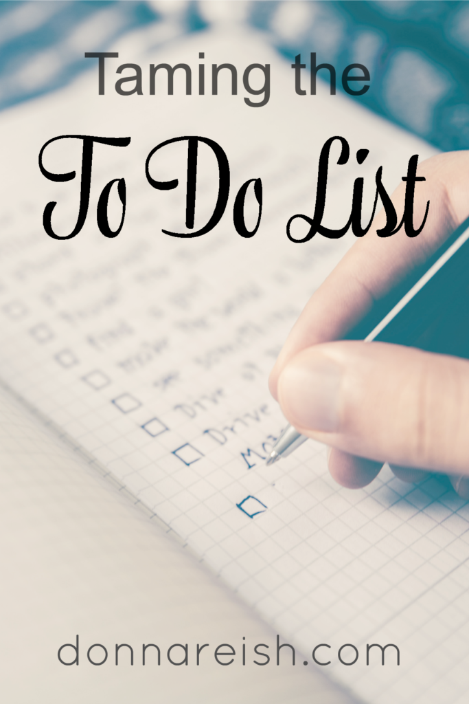 Taming the To-Do List