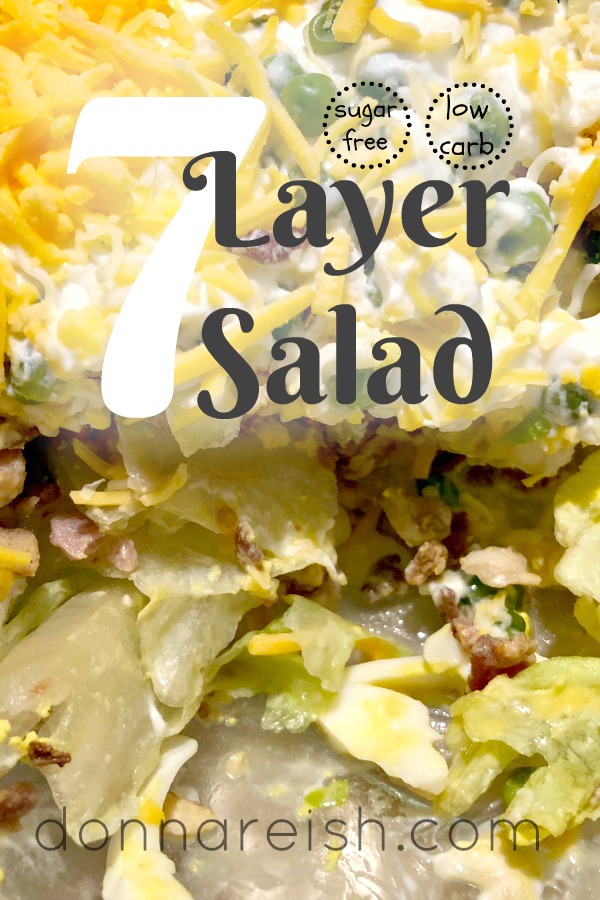 Low Carb 7 Layer Salad