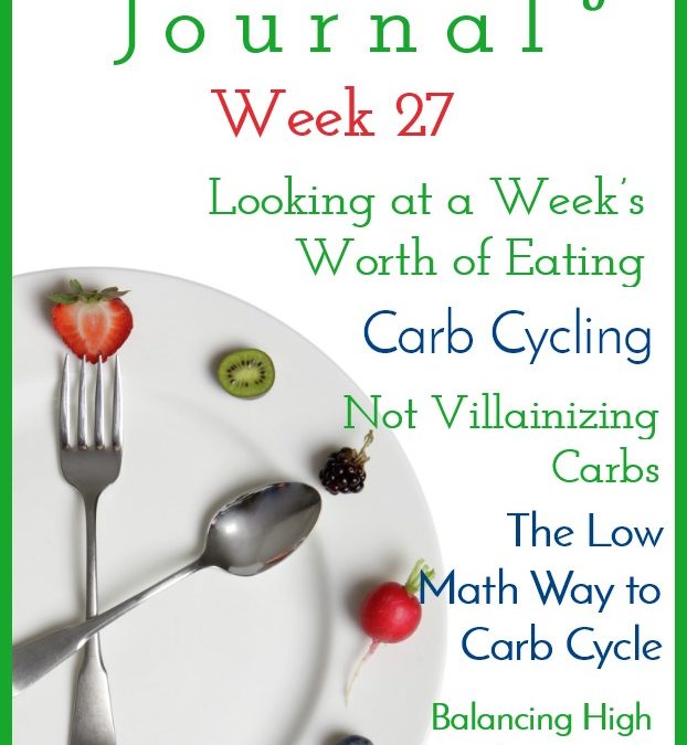 Intermittent Fasting Journal – Week 27