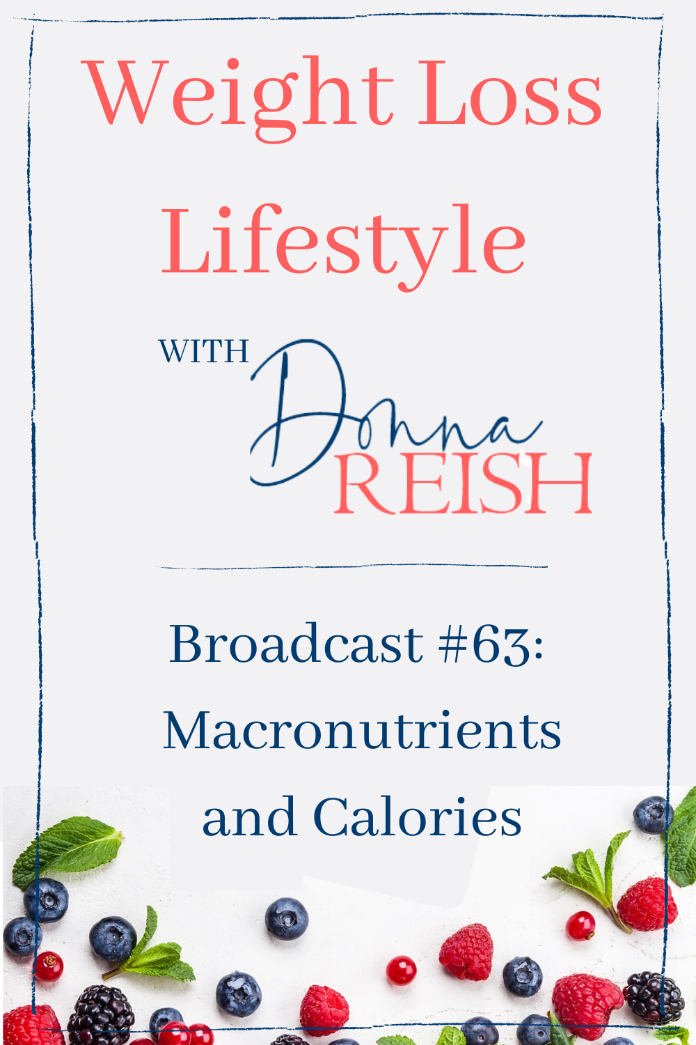 Weight Loss Lifestyle (IF Journal) pinterest pin